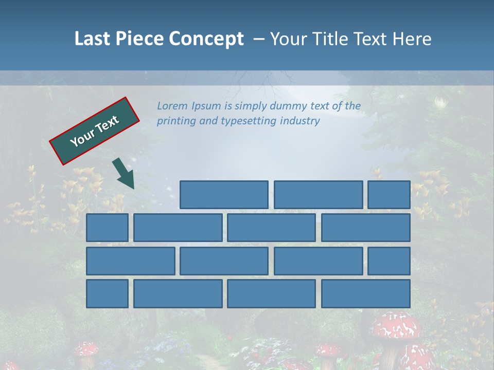 Muchomor Fantasy Zaczarowany PowerPoint Template