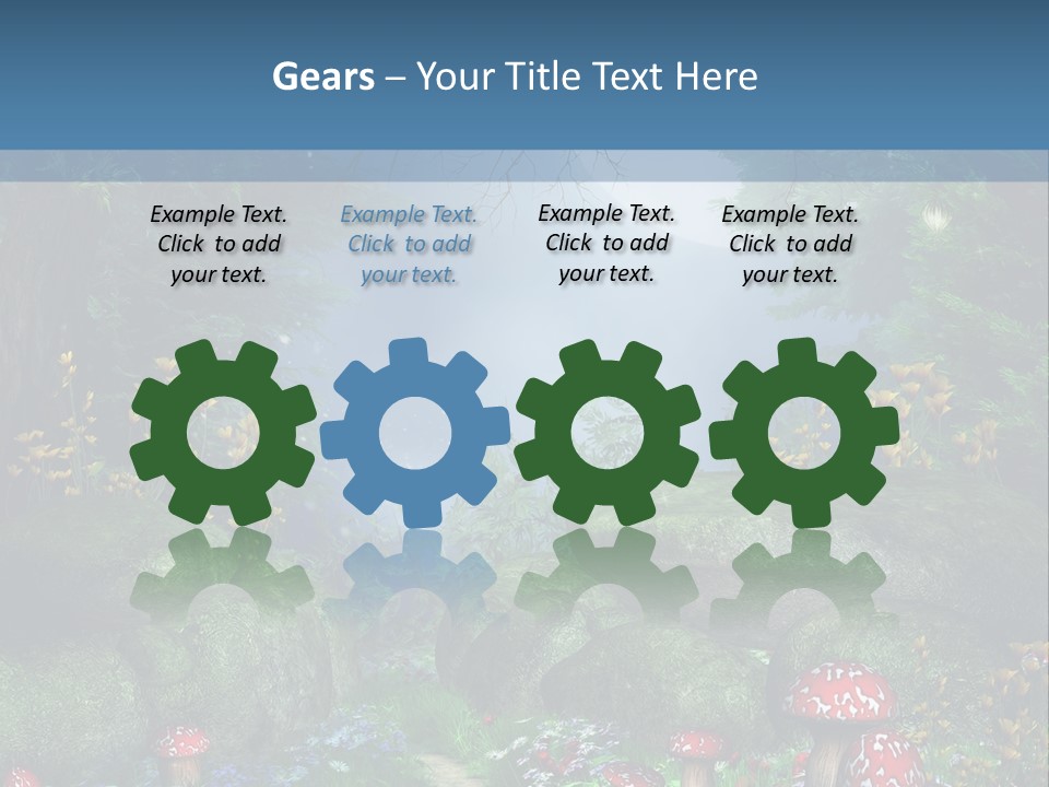 Muchomor Fantasy Zaczarowany PowerPoint Template