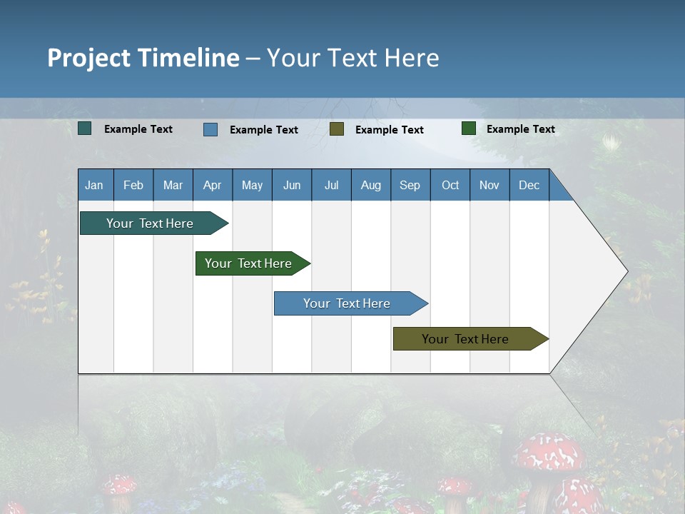 Muchomor Fantasy Zaczarowany PowerPoint Template