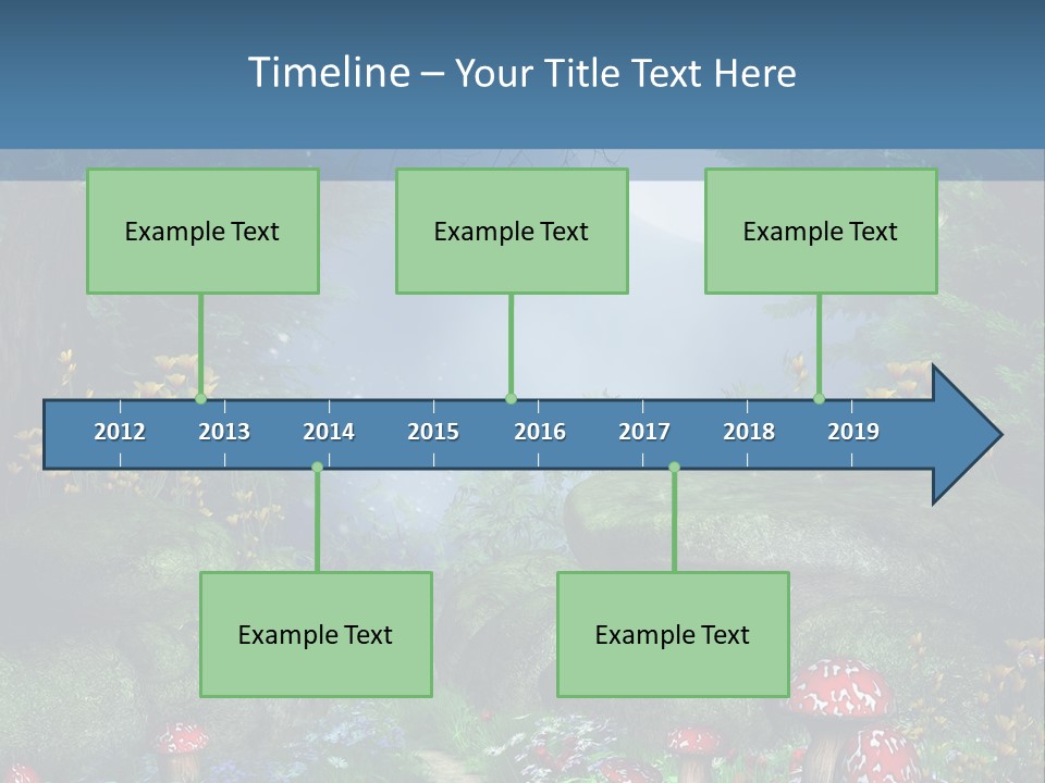 Muchomor Fantasy Zaczarowany PowerPoint Template
