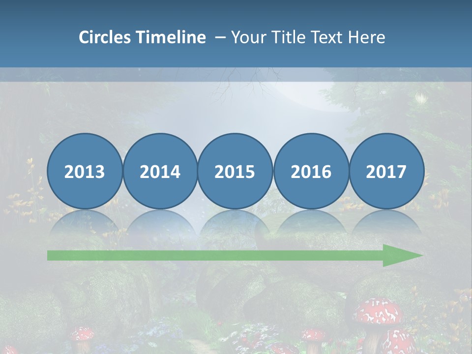 Muchomor Fantasy Zaczarowany PowerPoint Template