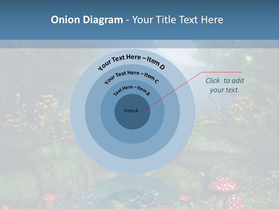 Muchomor Fantasy Zaczarowany PowerPoint Template