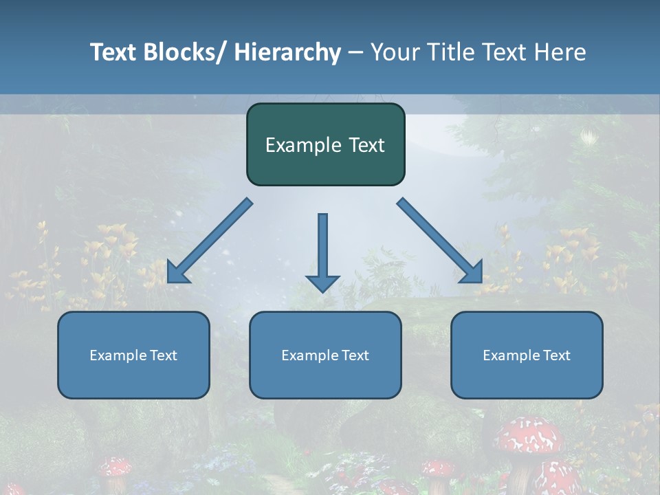 Muchomor Fantasy Zaczarowany PowerPoint Template