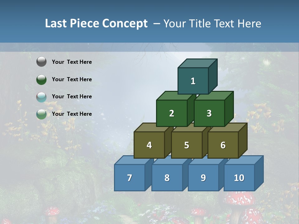 Muchomor Fantasy Zaczarowany PowerPoint Template