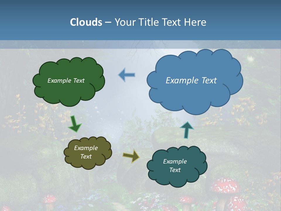 Muchomor Fantasy Zaczarowany PowerPoint Template