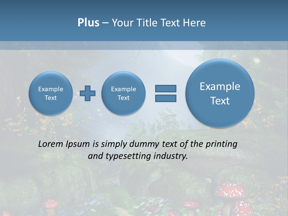 Muchomor Fantasy Zaczarowany PowerPoint Template