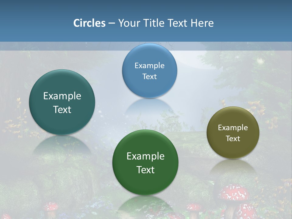 Muchomor Fantasy Zaczarowany PowerPoint Template