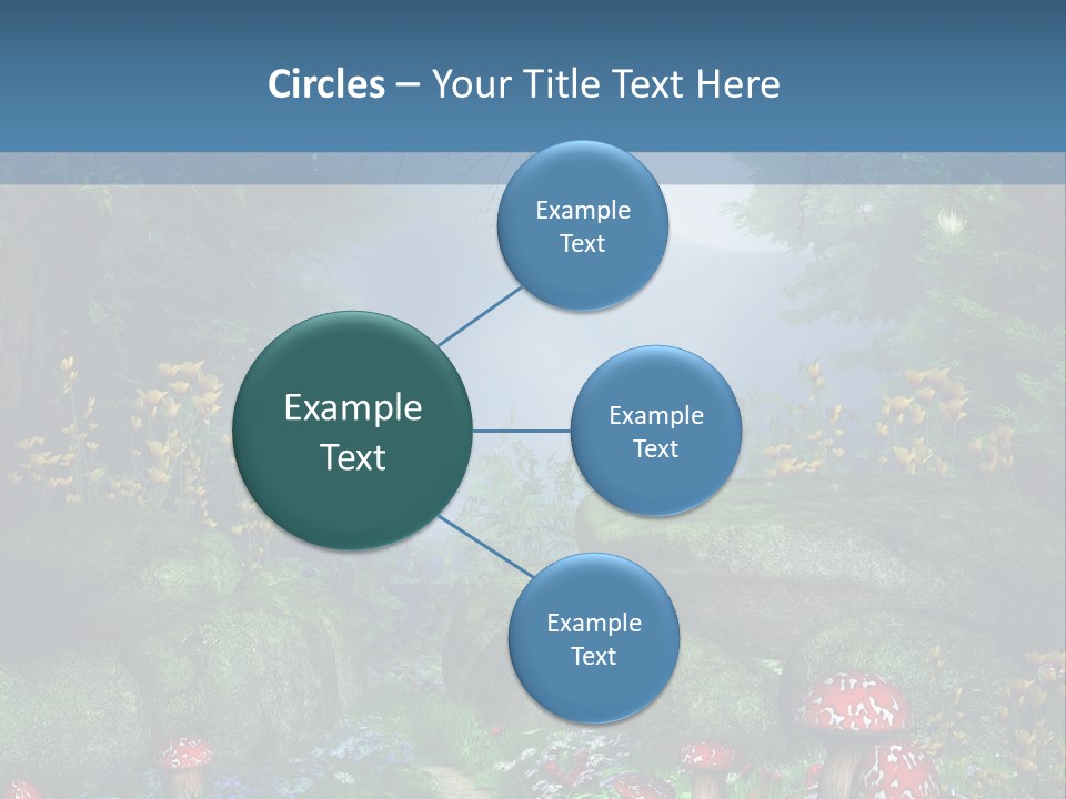 Muchomor Fantasy Zaczarowany PowerPoint Template