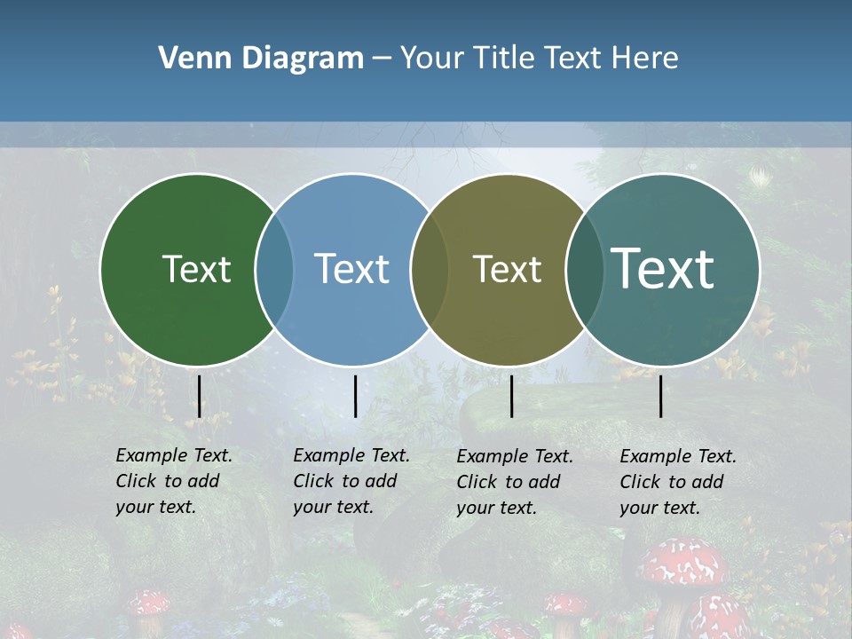 Muchomor Fantasy Zaczarowany PowerPoint Template