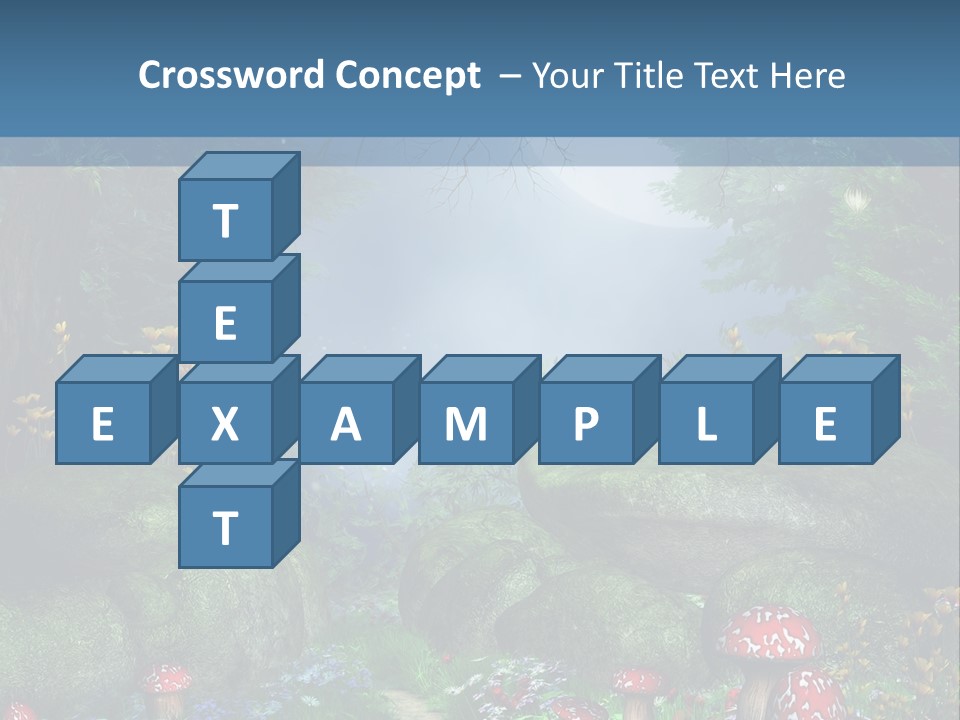 Muchomor Fantasy Zaczarowany PowerPoint Template