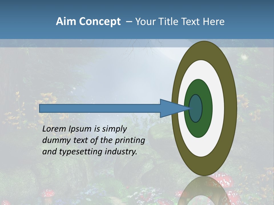 Muchomor Fantasy Zaczarowany PowerPoint Template