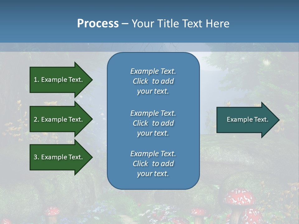 Muchomor Fantasy Zaczarowany PowerPoint Template