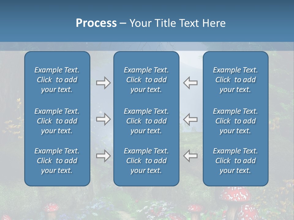 Muchomor Fantasy Zaczarowany PowerPoint Template