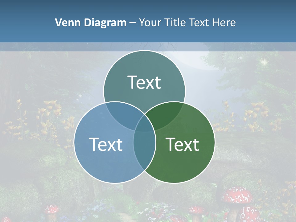 Muchomor Fantasy Zaczarowany PowerPoint Template