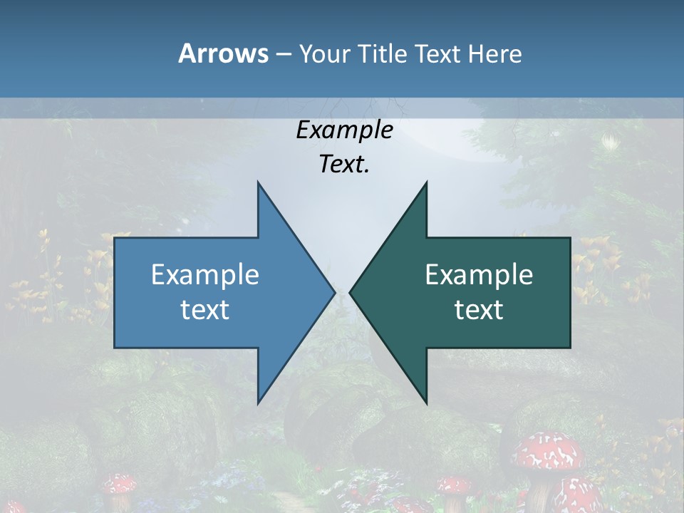 Muchomor Fantasy Zaczarowany PowerPoint Template