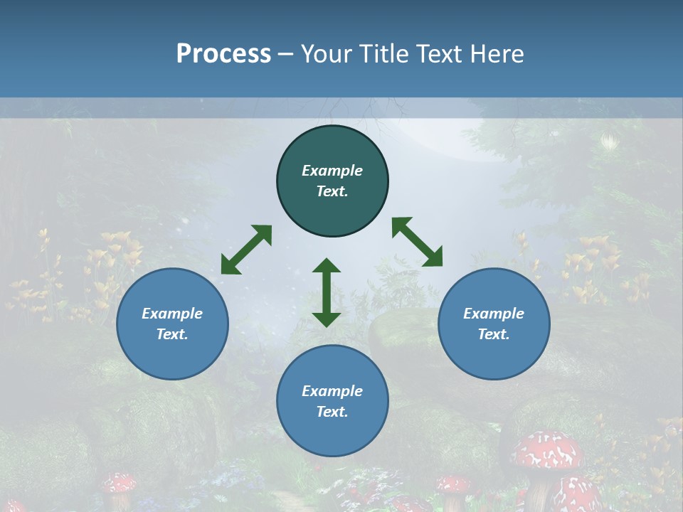 Muchomor Fantasy Zaczarowany PowerPoint Template