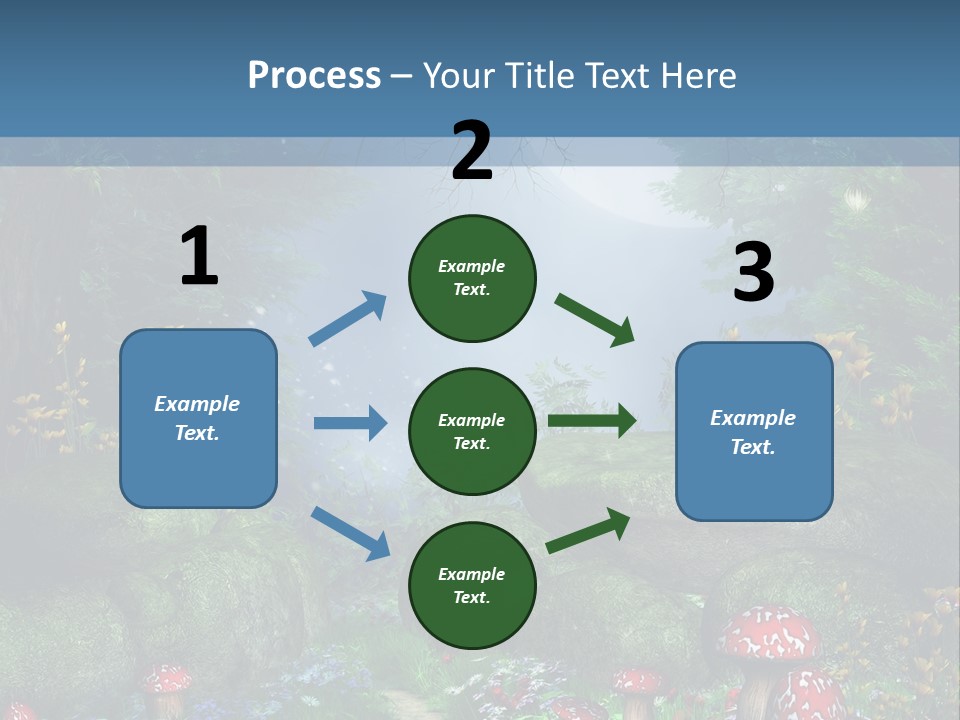 Muchomor Fantasy Zaczarowany PowerPoint Template