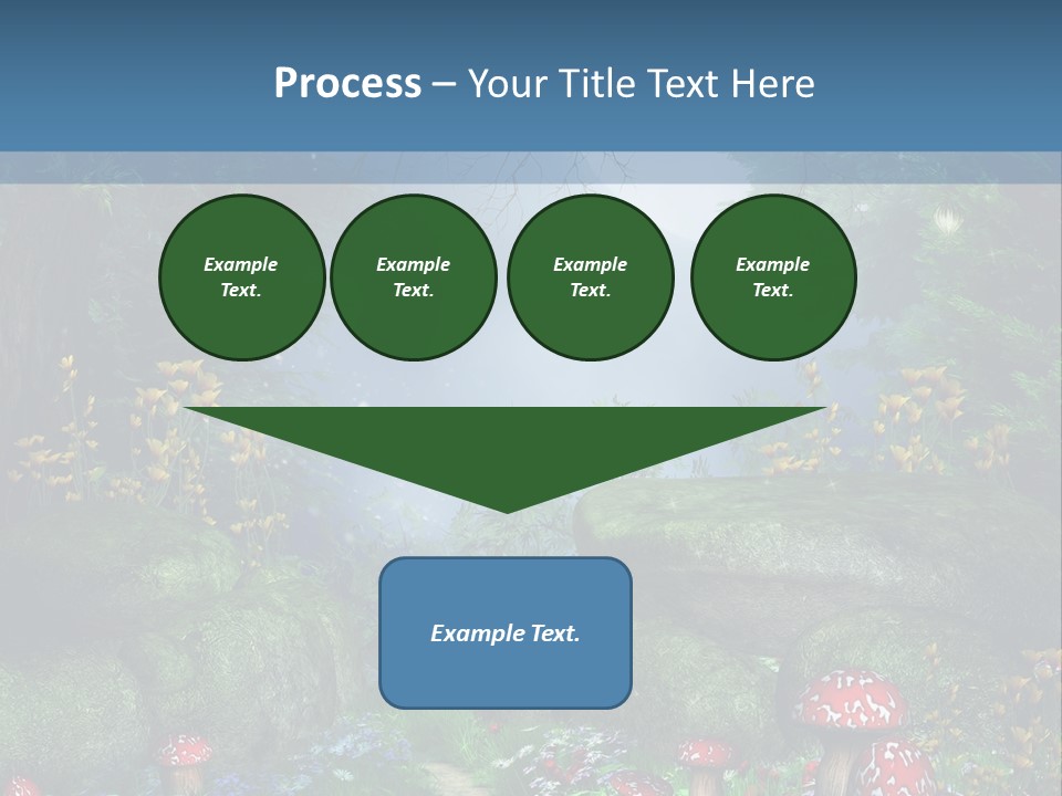 Muchomor Fantasy Zaczarowany PowerPoint Template