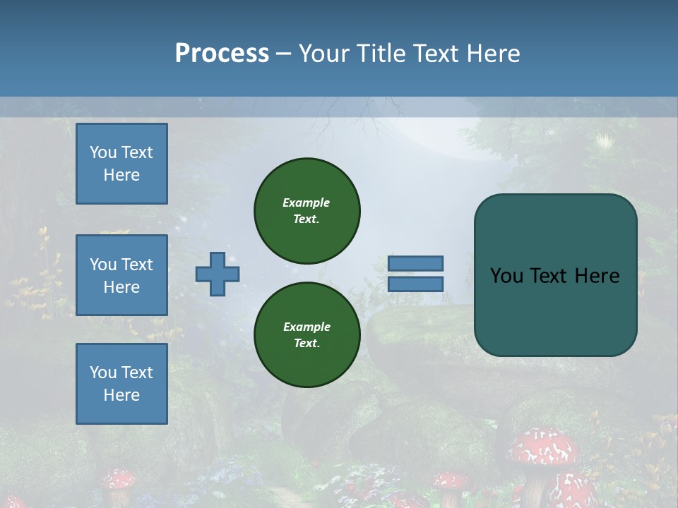 Muchomor Fantasy Zaczarowany PowerPoint Template