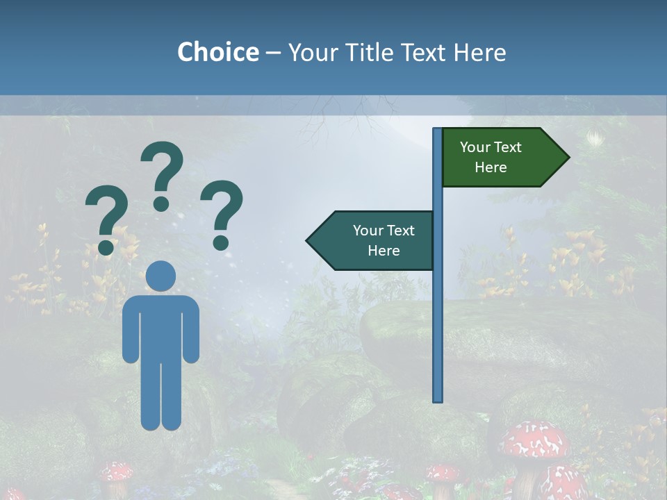 Muchomor Fantasy Zaczarowany PowerPoint Template