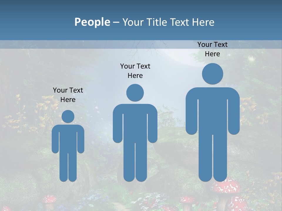 Muchomor Fantasy Zaczarowany PowerPoint Template