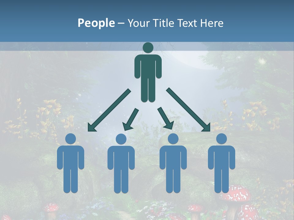 Muchomor Fantasy Zaczarowany PowerPoint Template