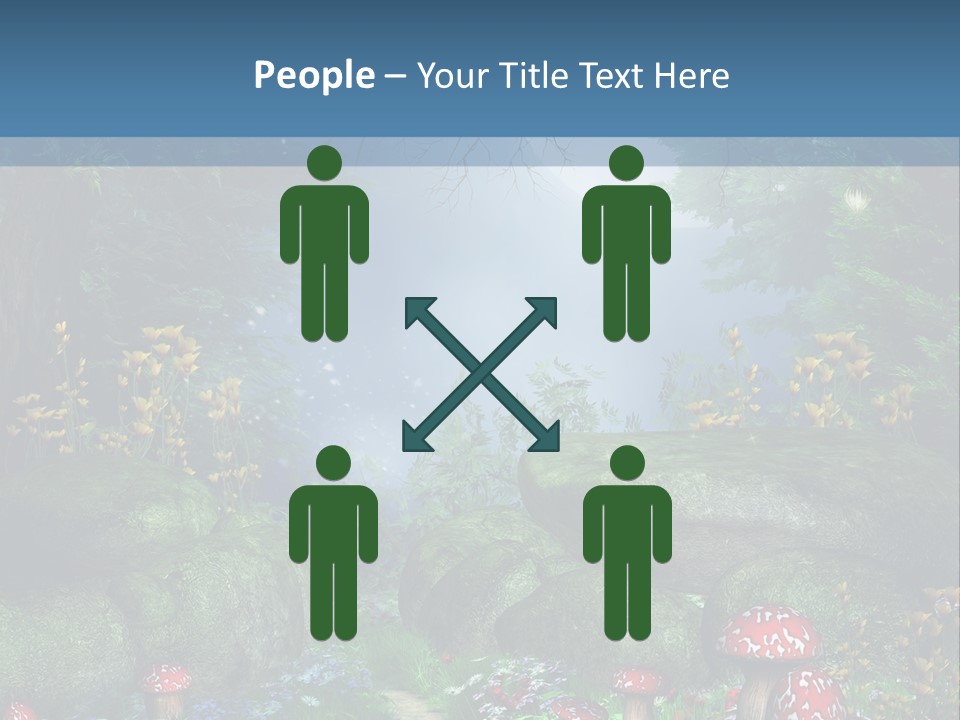 Muchomor Fantasy Zaczarowany PowerPoint Template
