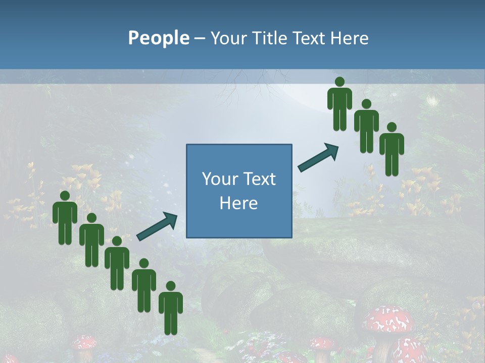 Muchomor Fantasy Zaczarowany PowerPoint Template