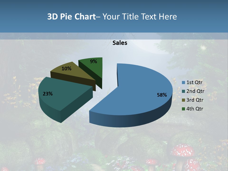 Muchomor Fantasy Zaczarowany PowerPoint Template