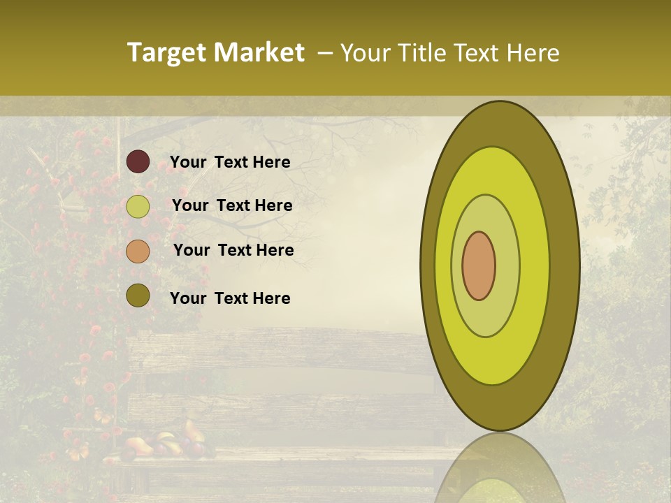 Owoc Fantasy Zielony PowerPoint Template