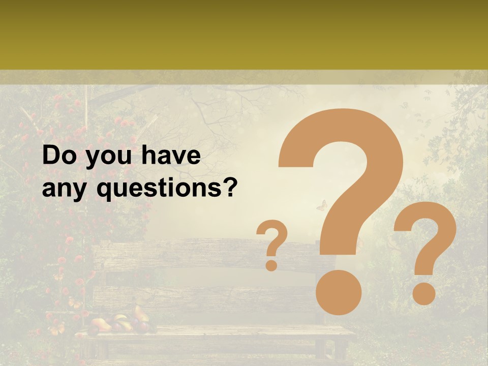 Owoc Fantasy Zielony PowerPoint Template