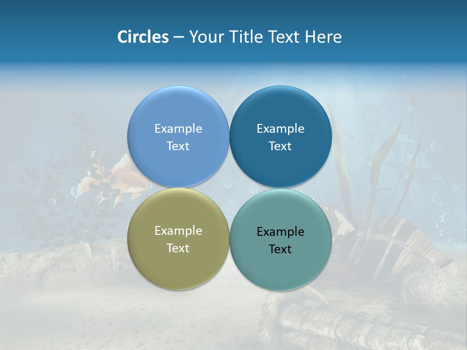 Zatopiony Ocean Pos PowerPoint Template