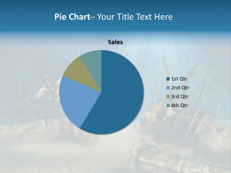 Zatopiony Ocean Pos PowerPoint Template