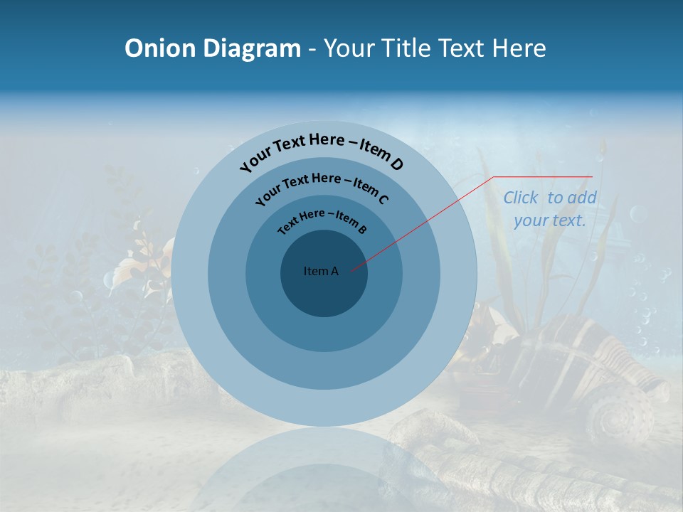 Zatopiony Ocean Pos PowerPoint Template