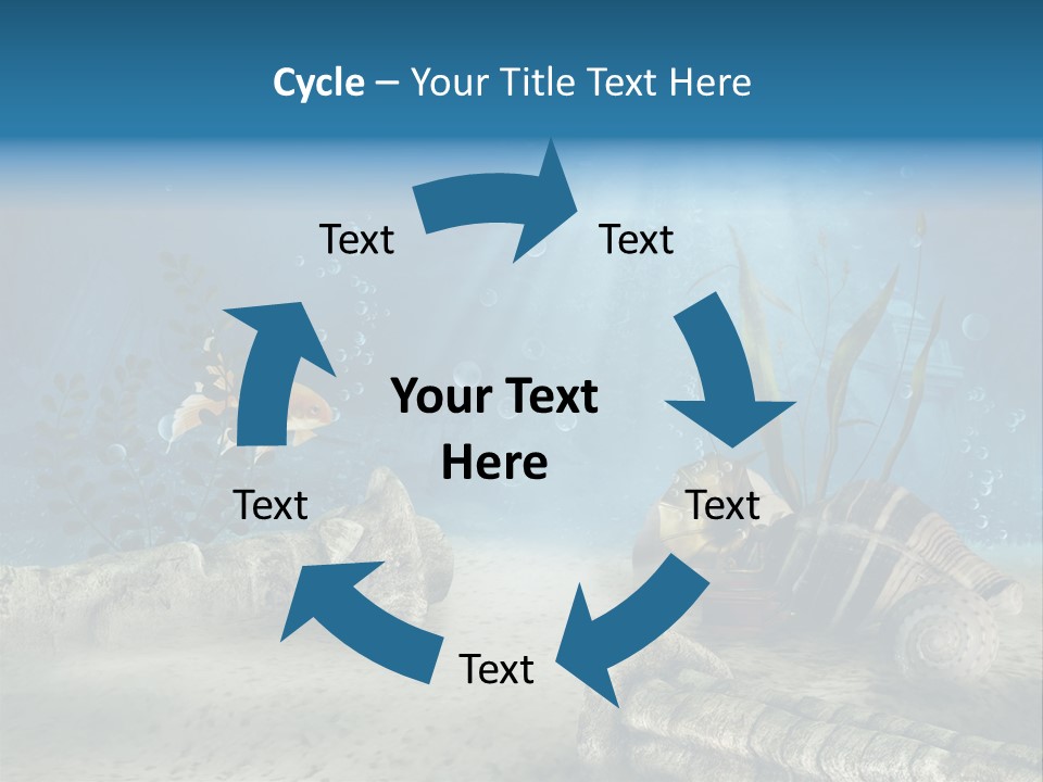 Zatopiony Ocean Pos PowerPoint Template
