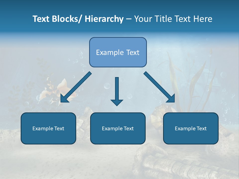 Zatopiony Ocean Pos PowerPoint Template