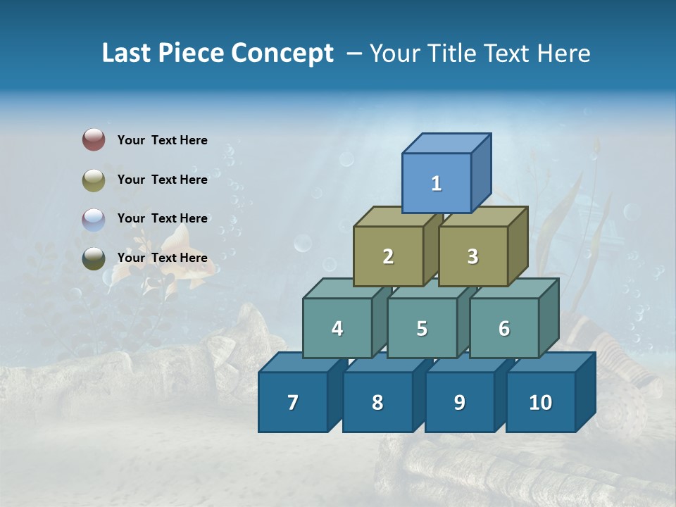 Zatopiony Ocean Pos PowerPoint Template