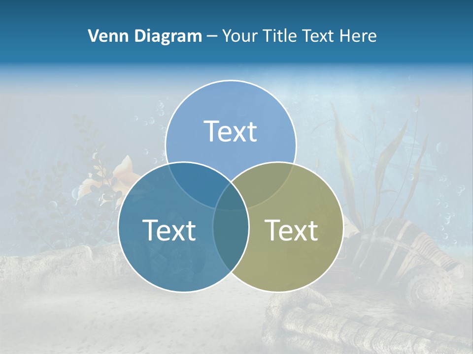 Zatopiony Ocean Pos PowerPoint Template