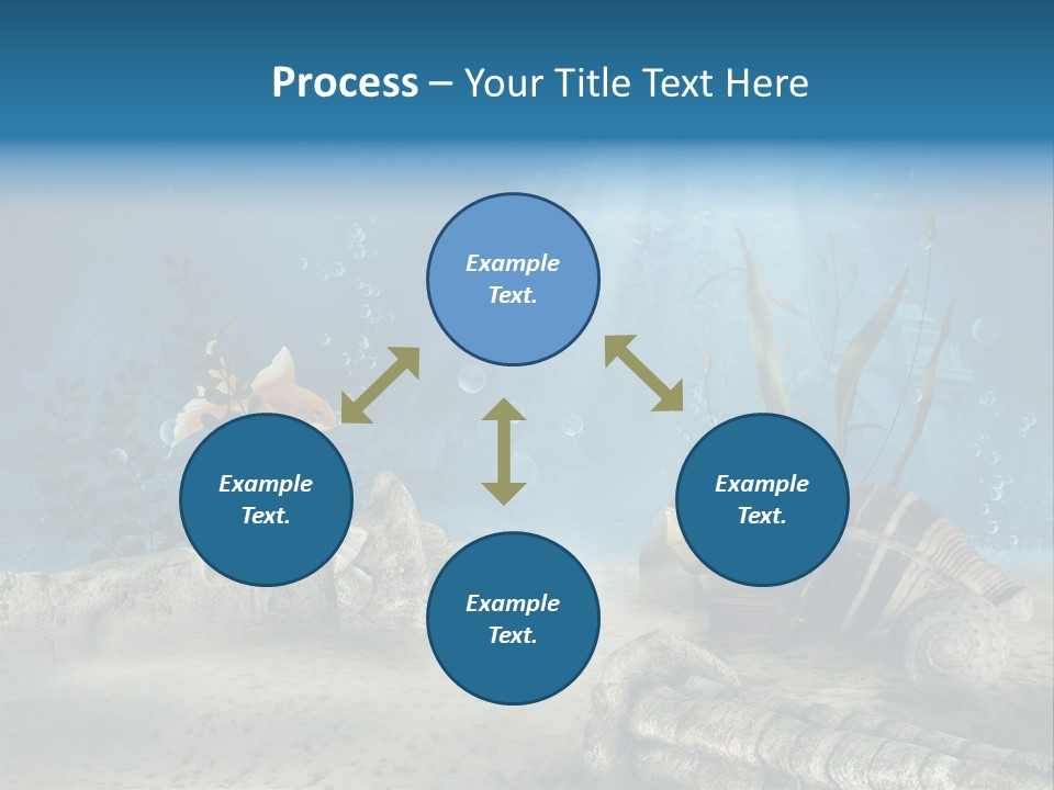 Zatopiony Ocean Pos PowerPoint Template