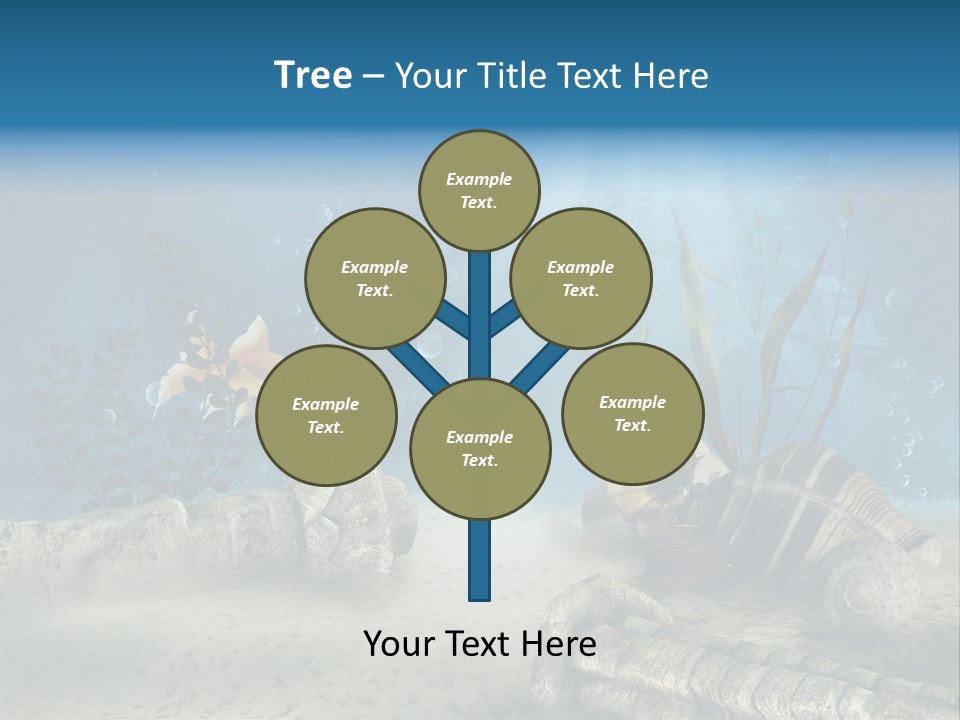 Zatopiony Ocean Pos PowerPoint Template