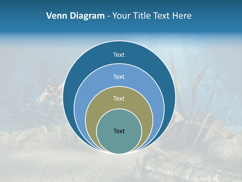 Zatopiony Ocean Pos PowerPoint Template
