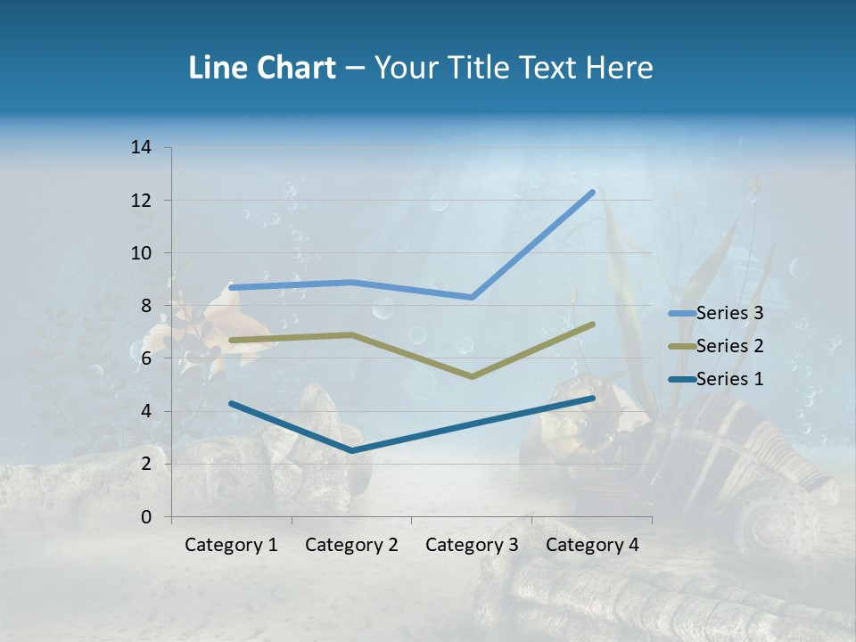 Zatopiony Ocean Pos PowerPoint Template