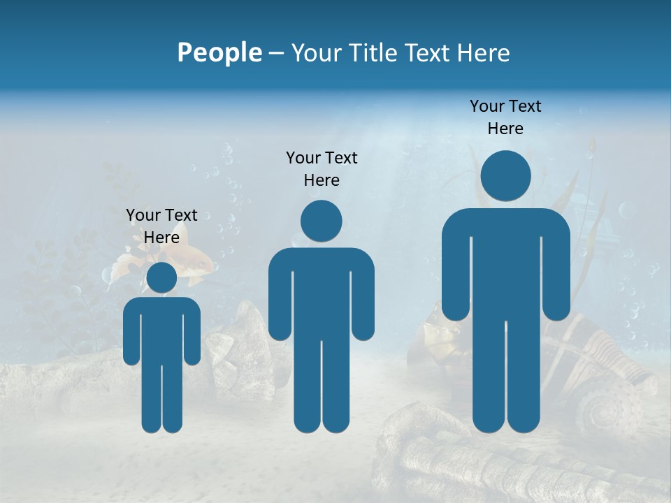 Zatopiony Ocean Pos PowerPoint Template