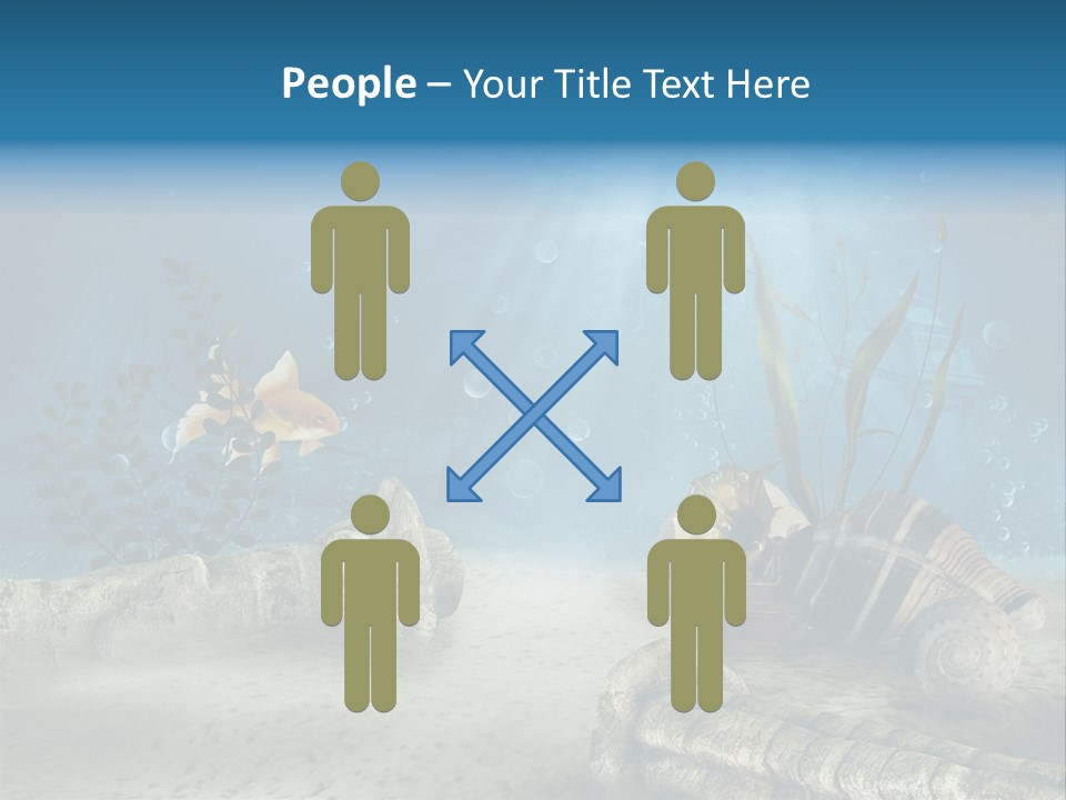 Zatopiony Ocean Pos PowerPoint Template