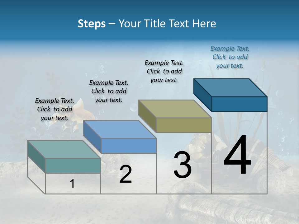 Zatopiony Ocean Pos PowerPoint Template