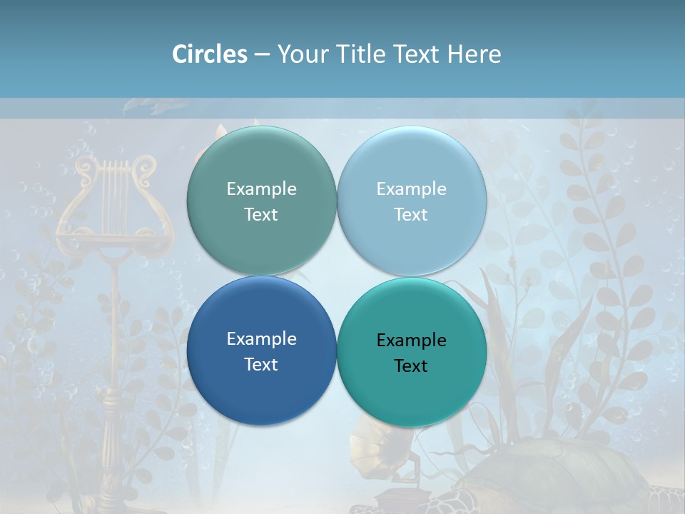 Fantasy Piasek Muzyczny PowerPoint Template