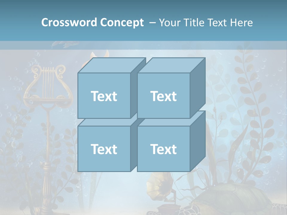 Fantasy Piasek Muzyczny PowerPoint Template