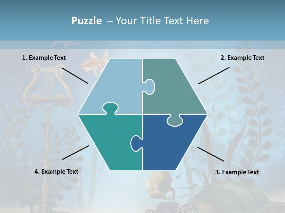 Fantasy Piasek Muzyczny PowerPoint Template