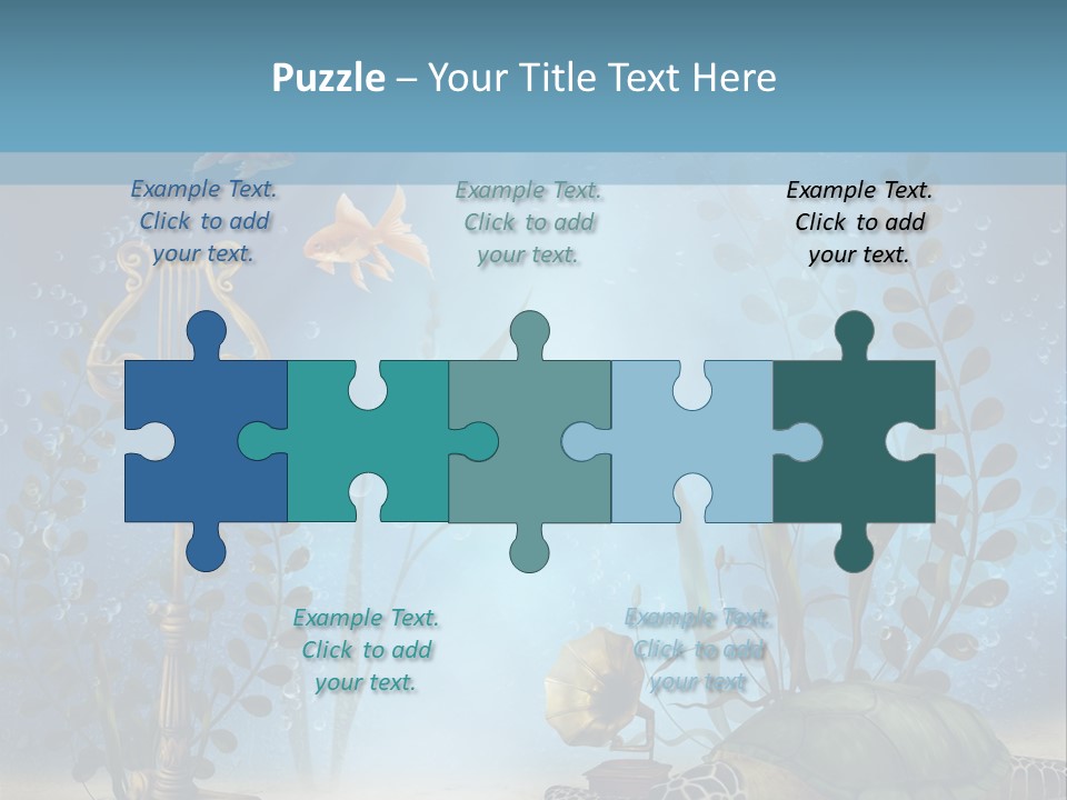 Fantasy Piasek Muzyczny PowerPoint Template