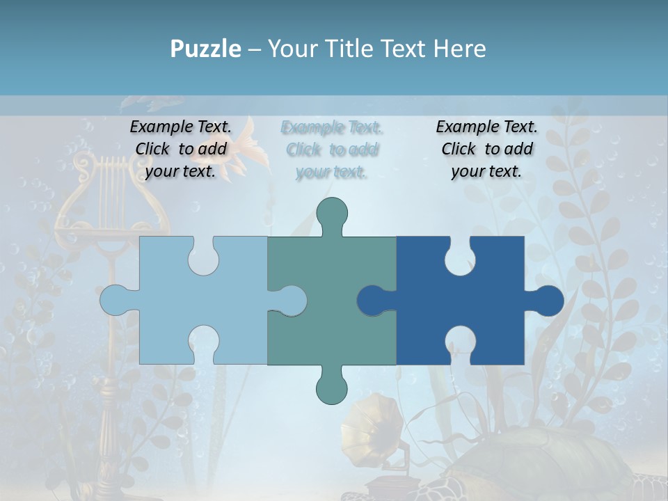 Fantasy Piasek Muzyczny PowerPoint Template